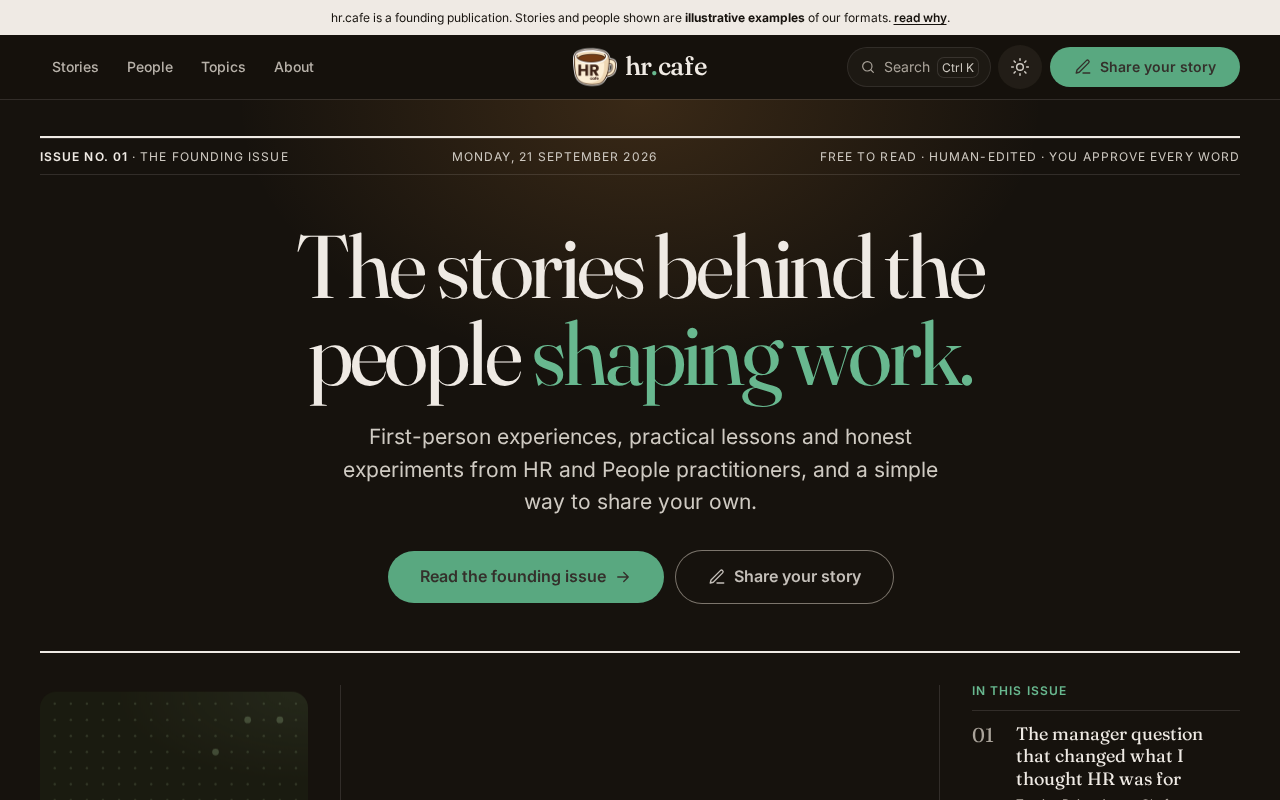 Screenshot: Dark theme